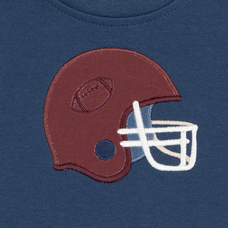Varsity Stripes Sweatshirt + Maroon Helmet