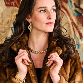 Pathway Petite Link Necklace Gold 17”