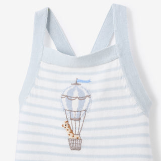 Up & Away Stripe Knit Overall Dreamscape