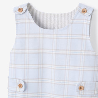 Blue & Gray Plaid Jon Jon Dreamscape