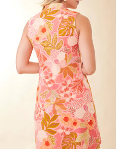 Serena Dress Callawassie Flowers Pink