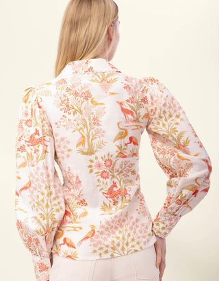 Gloria Blouse Castillo Toile Cream