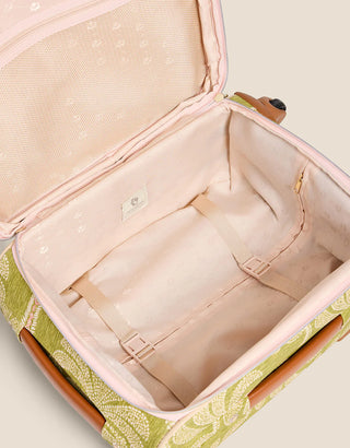 20” Expandable Rolling Suitcase Castillo Green Palms