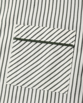 Long Sleeve Pajamas Evergreen Stripe