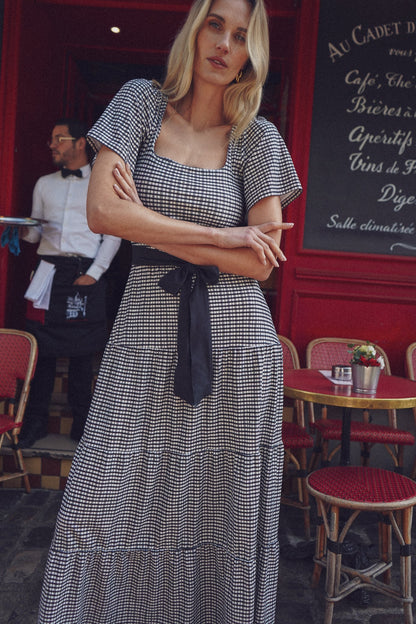 Lane French Gingham Dress