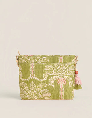 Febee Shoulder Crossbody Castillo Green Palms
