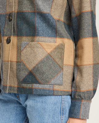 The Original ‘49er Jacket Camel Block Plaid