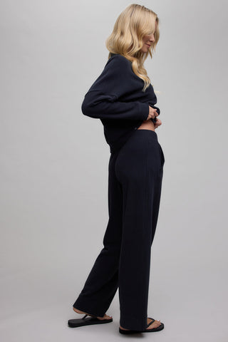 Brushed Fleece Pant Black