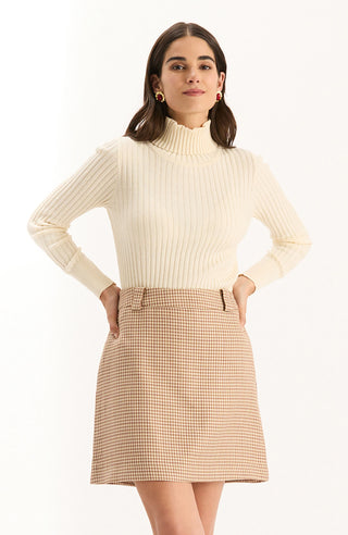 Twiggy Houndstooth Skirt
