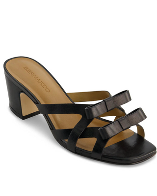Burgo Ribbon Sandal Black Antique Calf