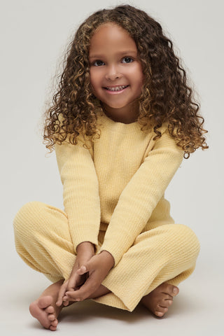 CozyChic Ultra Lite Toddler Rib Pullover Canary