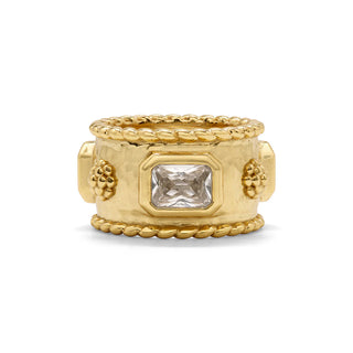 Berry Band Clear Cubic Zirconia