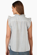 Load image into Gallery viewer, Dylan Ruffle Striped Blouse