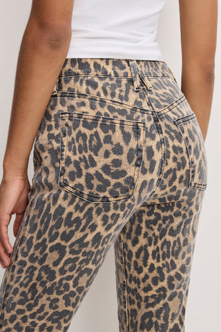 Good Kick Flare Leopard Jeans Lucky Leopard
