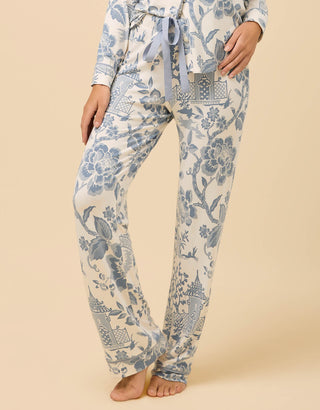 Pajama Pants Garden Toile