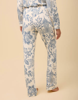 Pajama Pants Garden Toile