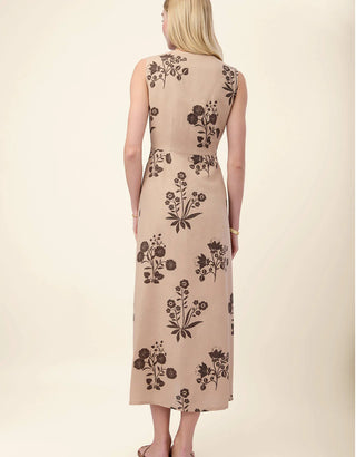 Eloise Zip Dress St. Augustine Folk Foral Wren