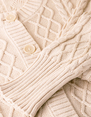 Emery Cardigan Warm Beige