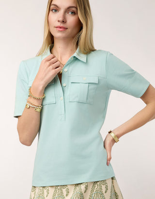 Kacey Polo Top Riverstone