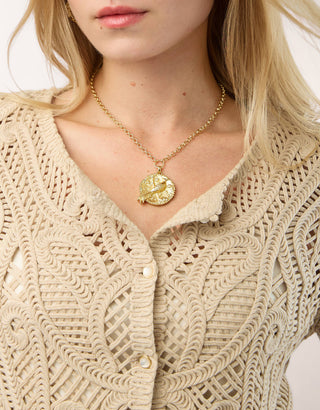 Jordyn Crochet Cardigan Salted Ash