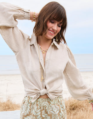Rebekah Blouse Flax