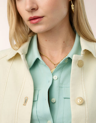 Fallon Denim Jacket Antique White