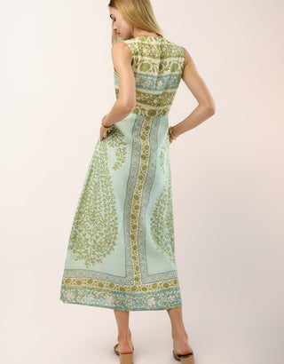 Marykate Midi Dress Heritage Boho Paisley