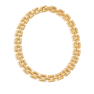 Pathway Petite Link Necklace Gold 17”