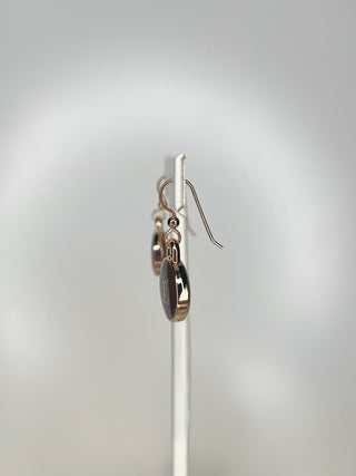 Louis Vuitton Brown Charm Drop Earrings