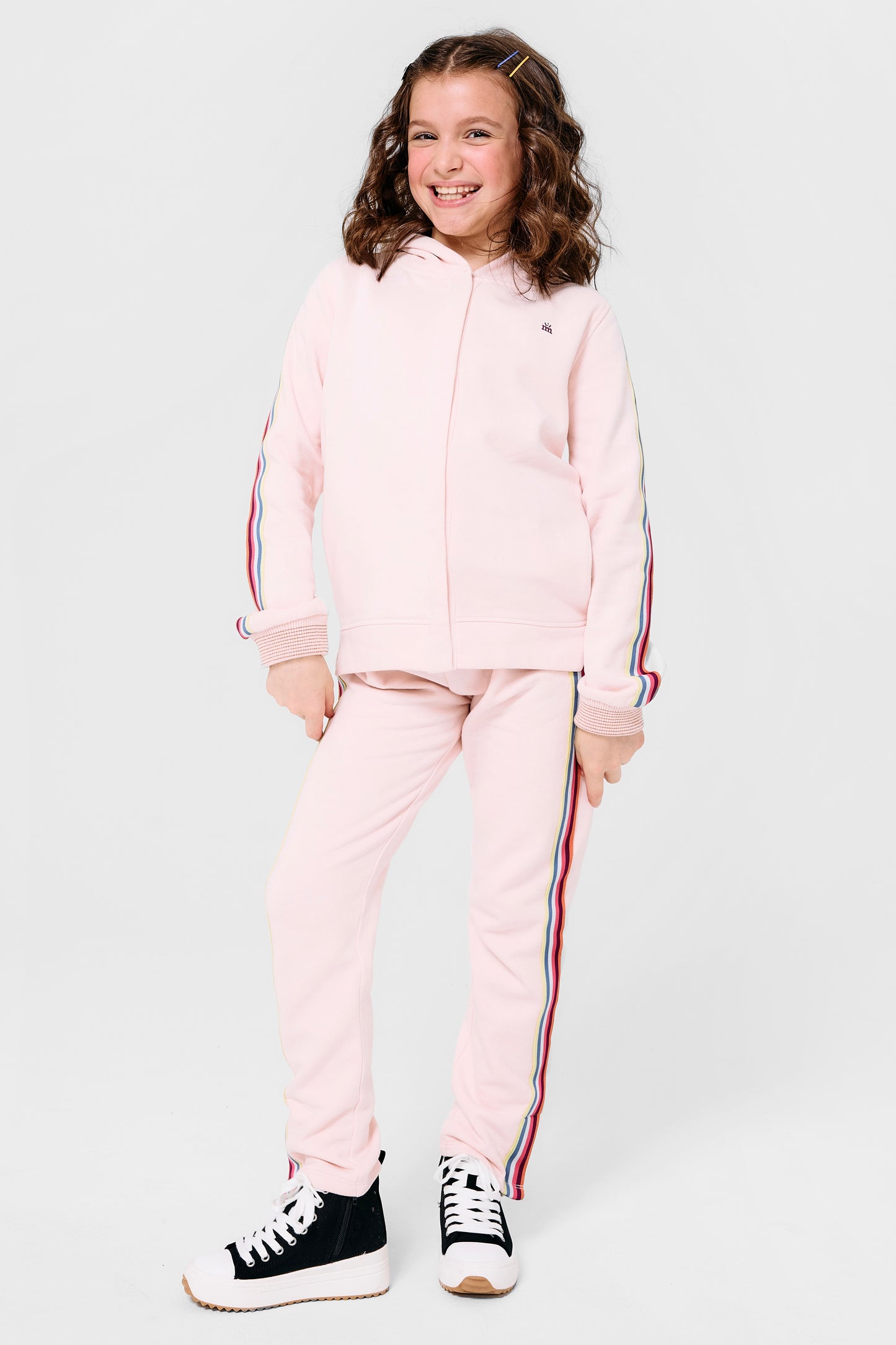 Magnetic Me - crystal pink cotton magnetic hoodie