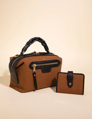 Sable League Mini Wallet Toffee/Black