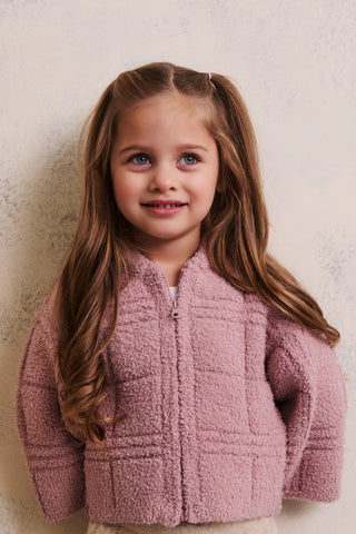 CozyChic Cotton Toddler Plaid Bomber Jacket