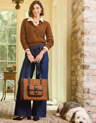 Sable Tally Tote Toffee/Black
