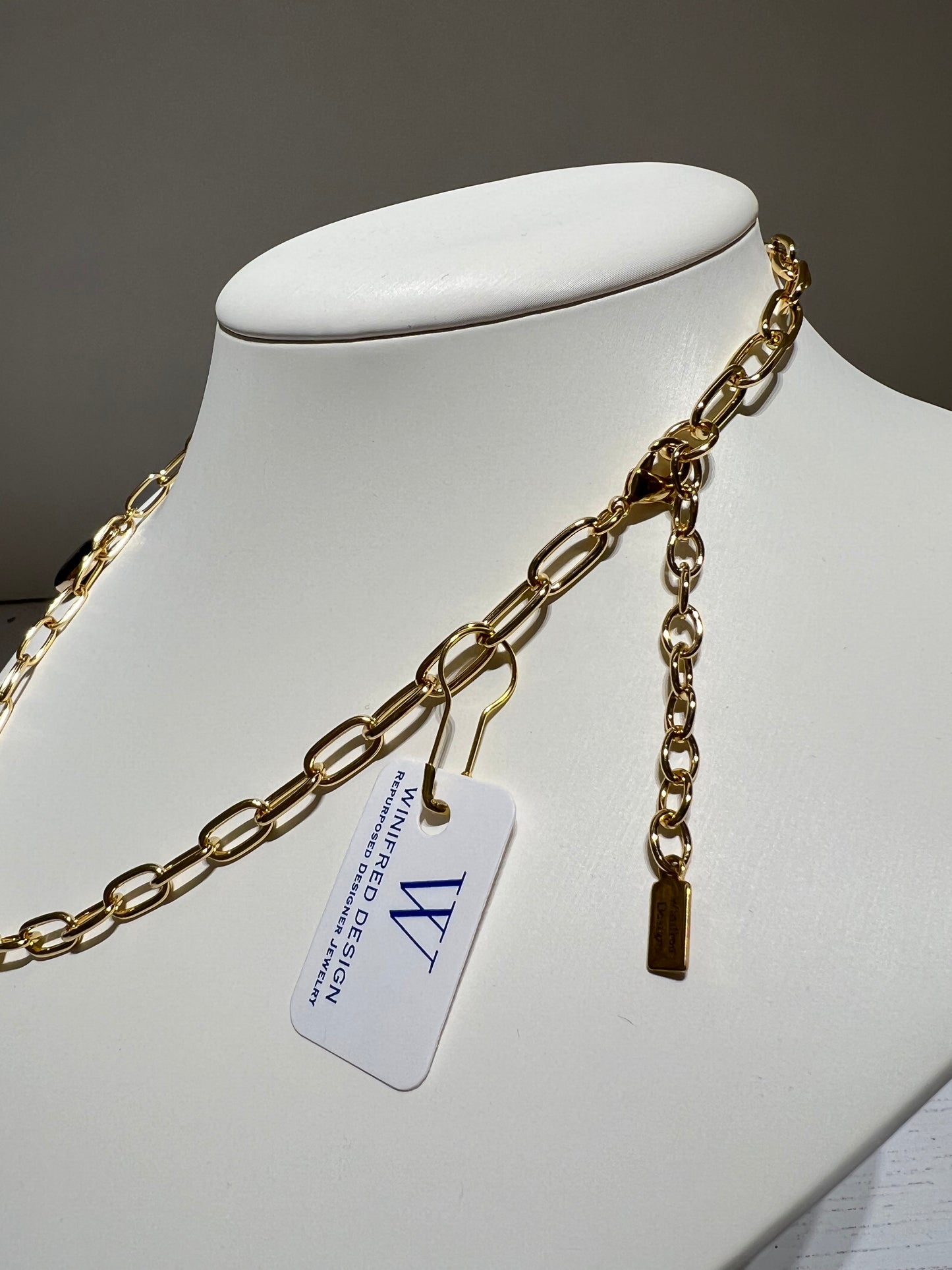 Louis Vuitton Paperclip Chain Necklace