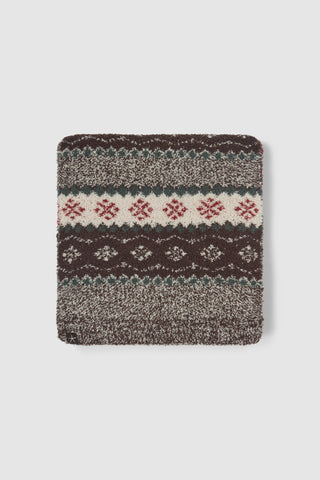 CozyChic Fairisle Scarf Umber Multi