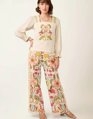 Resort Tassel Palazzo Pant Summer Lightner