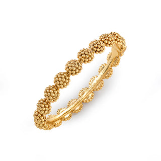 Berry Eternity Hinged Bangle Gold