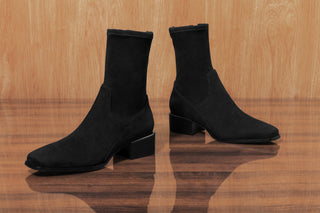 Ashera Suede Boot Black