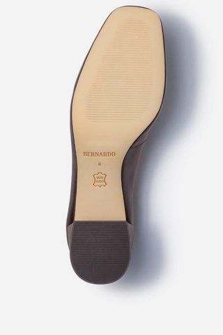 Amelie Pump Dark Chocolate Polish Calf