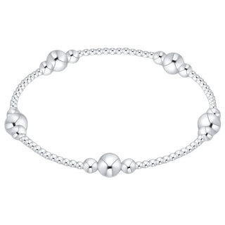 Classic Sterling Silver Purpose 6mm Bead Bracelet