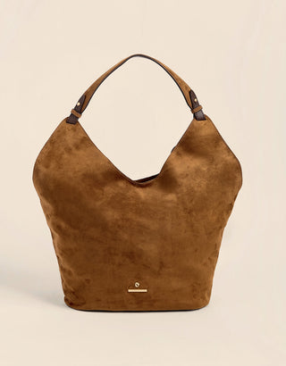 Siren Everly Suede Tote Brown