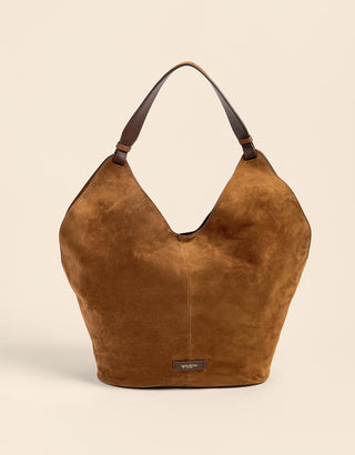 Siren Everly Suede Tote Brown