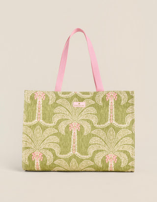 Market Tote Castillo Green Palms