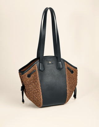 Renata Drawstring Black Brown