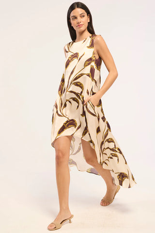 Sabine Dress Mahogany Calla Lily