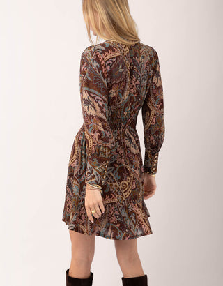 Rosemarie Dress Tabby Paisley Bordeaux