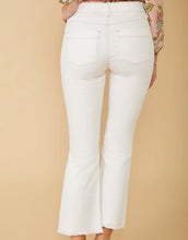 Load image into Gallery viewer, Ellington Kick Flare Jean Pearl White