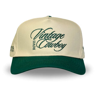 Vintage Cowboy Green Hat O/S