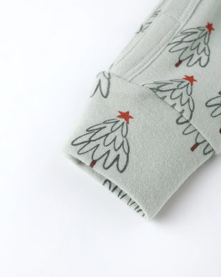 Organic Long John Pajamas Trees