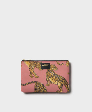 Blush Leopard Pouch